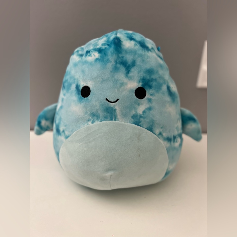 Squishmallows 11" Danika the Blue Crinkle Tie-Dye Dolphin